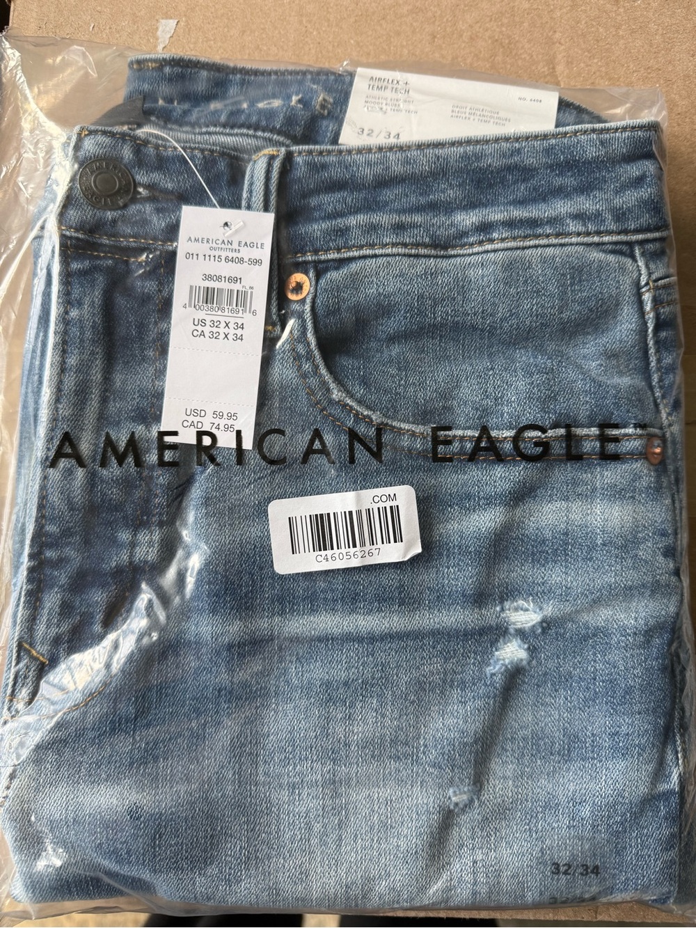 American Eagle Airflex Athletic Fit Jeans 32x34